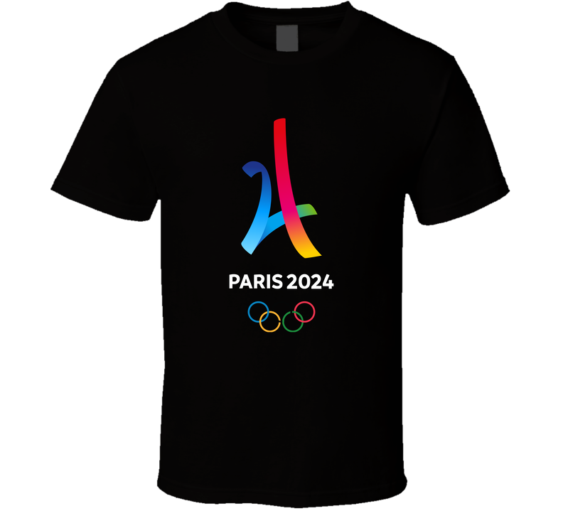 Paris 2024 Black Unisex T Shirt Paris 2024 Black Unisex T Shirt