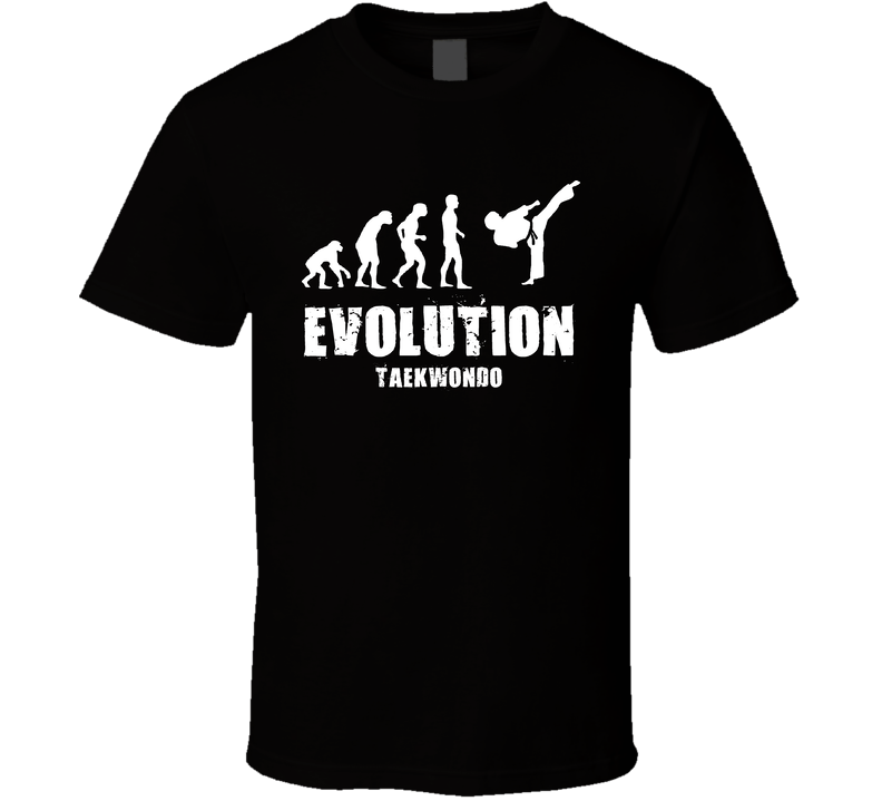 Evolution Tae Kwon Do Taekwondo Black Unisex T Shirt Evolution Tae Kwon Do Taekwondo Black Unisex T Shirt