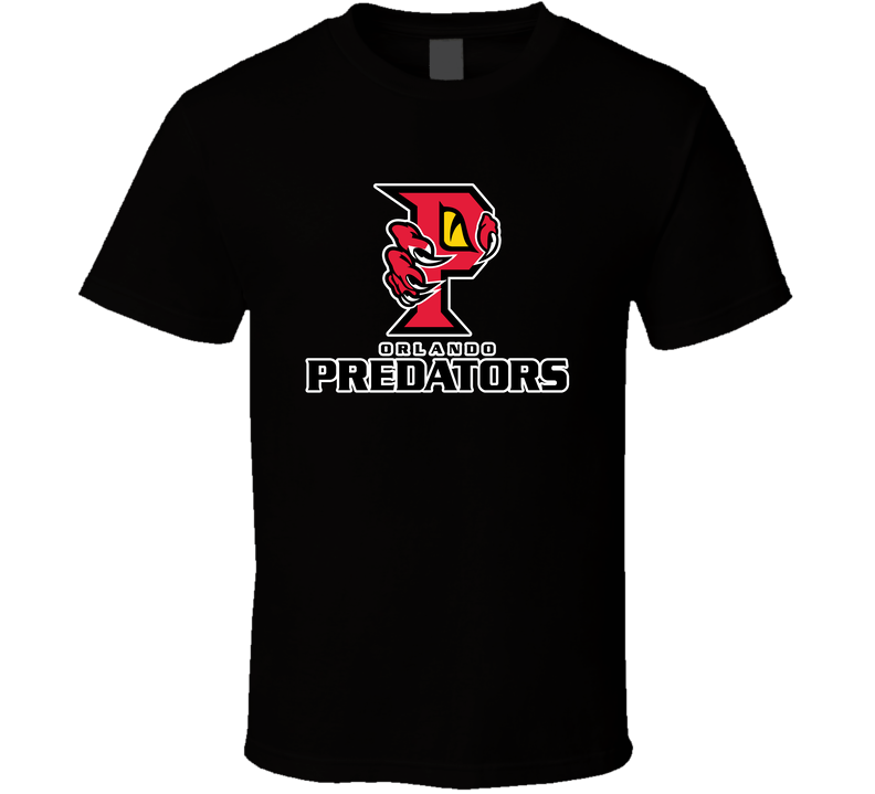 Orlando Predators Arena Football League Team Fan Logo Black Unisex T Shirt Orlando Predators Arena Football League Team Fan Logo Black Unisex T Shirt