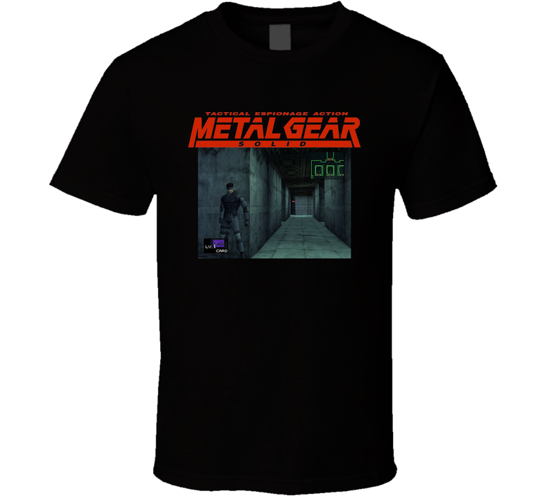 Metal Gear Solid 1998 Best Video Games Of All Time Black Unisex T Shirt Metal Gear Solid 1998 Best Video Games Of All Time Black Unisex T Shirt