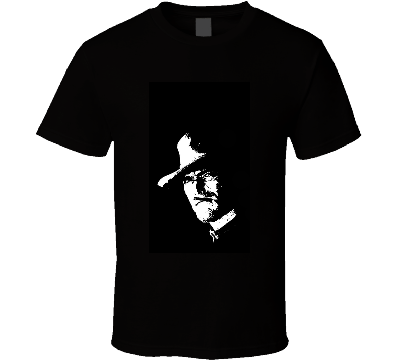 Clint Eastwood vintage retro (2).jpg Black Unisex T Shirt Clint Eastwood vintage retro (2).jpg Black Unisex T Shirt