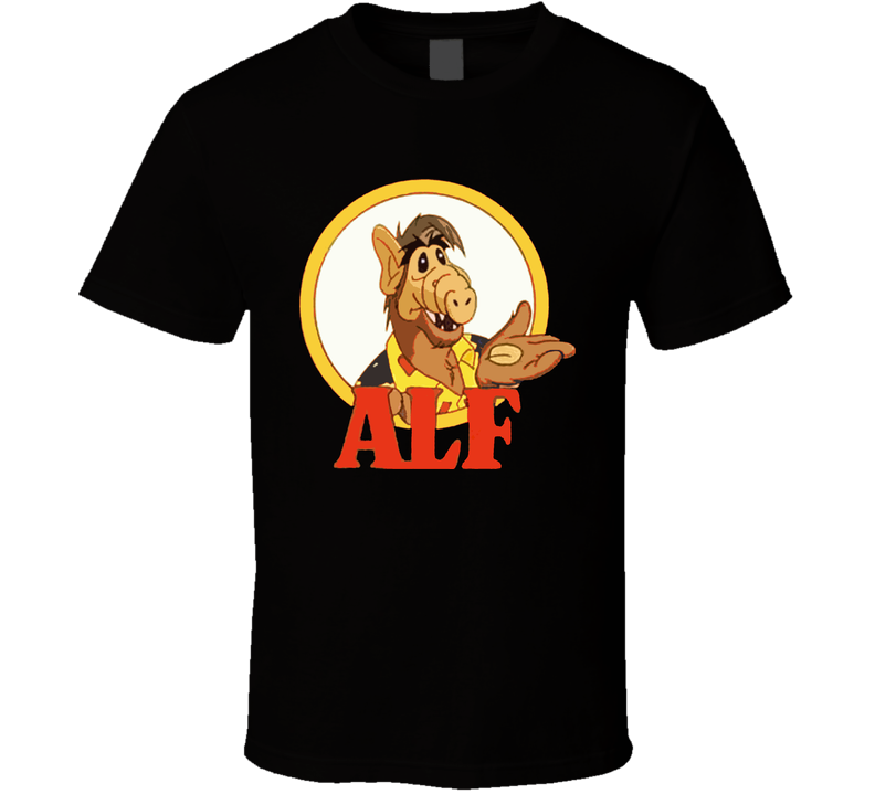 Alf Cartoon 80s Black Unisex T Shirt Alf Cartoon 80s Black Unisex T Shirt