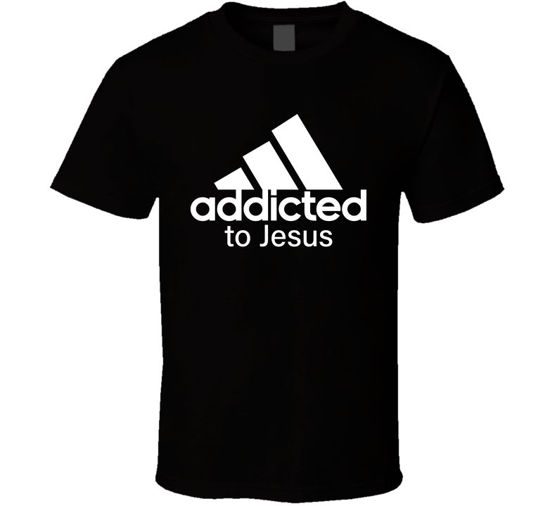 Addicted To Jesus Parody Christian Christianity Fan Black Unisex T Shirt Addicted To Jesus Parody Christian Christianity Fan Black Unisex T Shirt