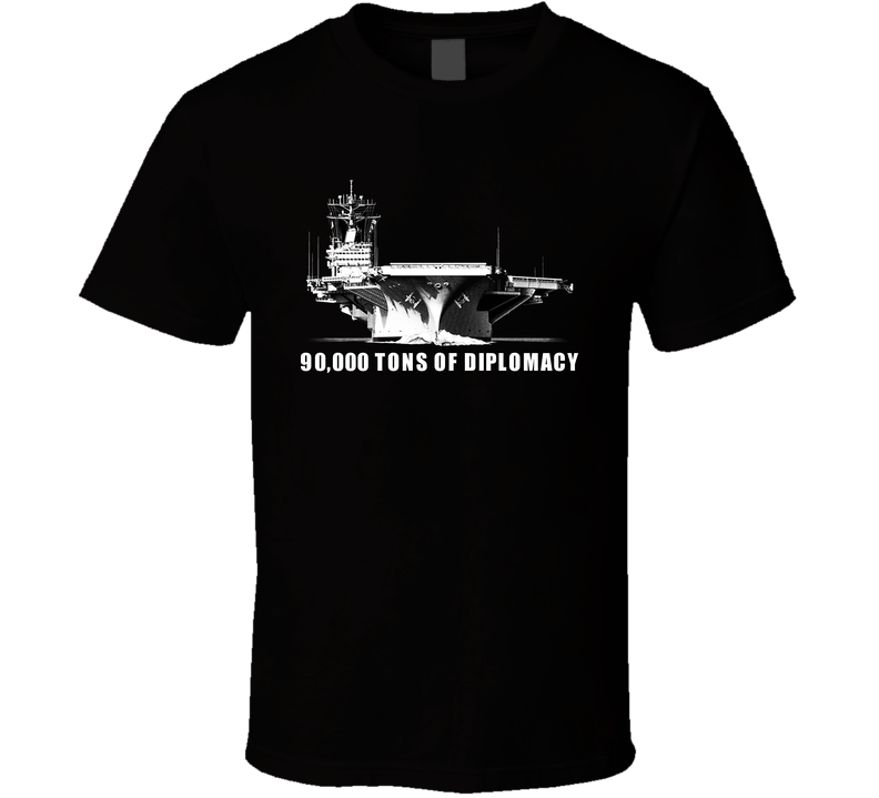 90000 Tons Of Diplomacy Political American Black Unisex T Shirt 90000 Tons Of Diplomacy Political American Black Unisex T Shirt