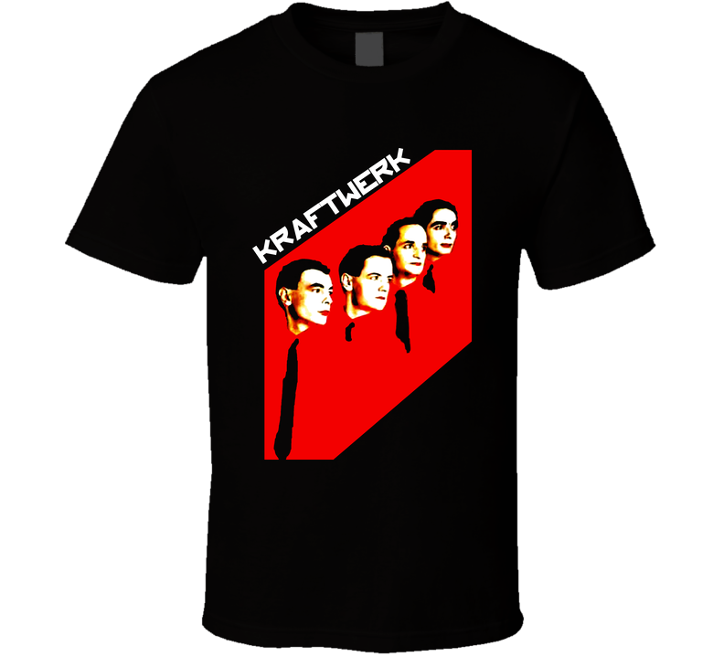 Kraftwerk German Electronic Dance Music Black Black Unisex T Shirt Kraftwerk German Electronic Dance Music Black Black Unisex T Shirt