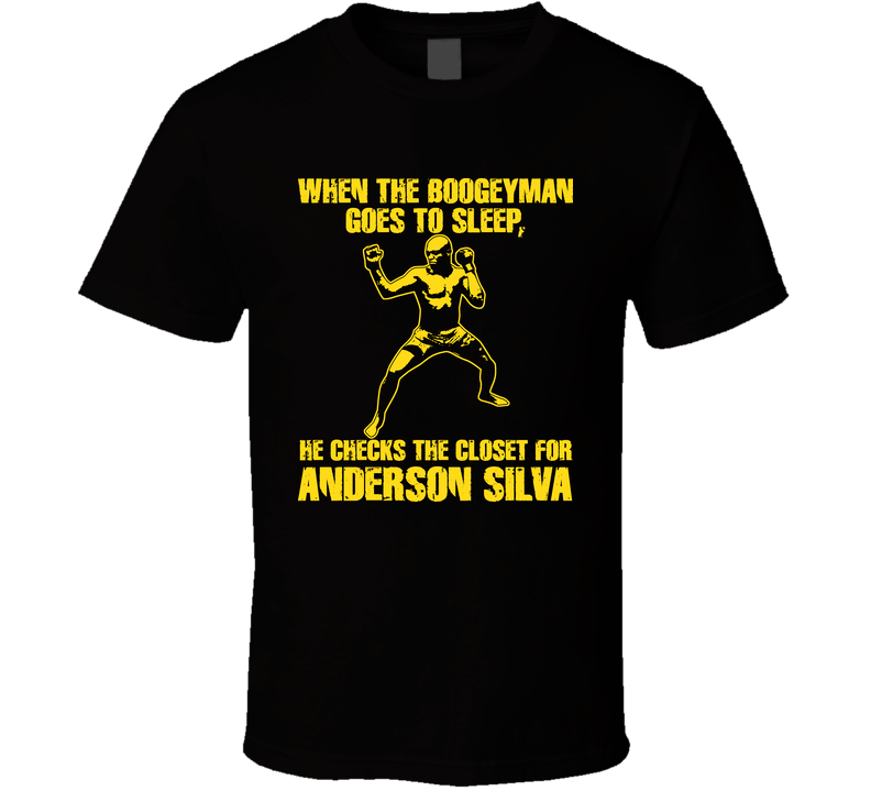 Anderson Silva Mma Ultimate Fighter Brazil Black Unisex T Shirt Anderson Silva Mma Ultimate Fighter Brazil Black Unisex T Shirt