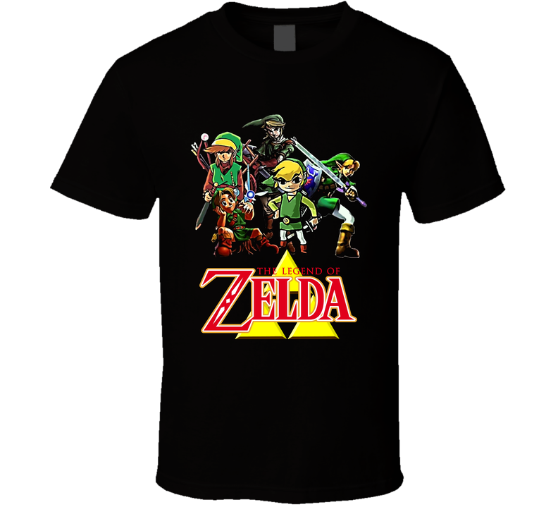 The Legend Of Zelda Link Black Unisex T Shirt The Legend Of Zelda Link Black Unisex T Shirt