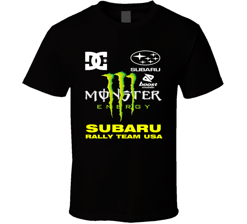 Subaru Monster Black Unisex T Shirt