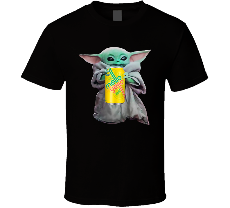 Baby Yoda The Child Mandalorian Mello Yello Soda Pop Drink Black Unisex T Shirt Baby Yoda The Child Mandalorian Mello Yello Soda Pop Drink Black Unisex T Shirt
