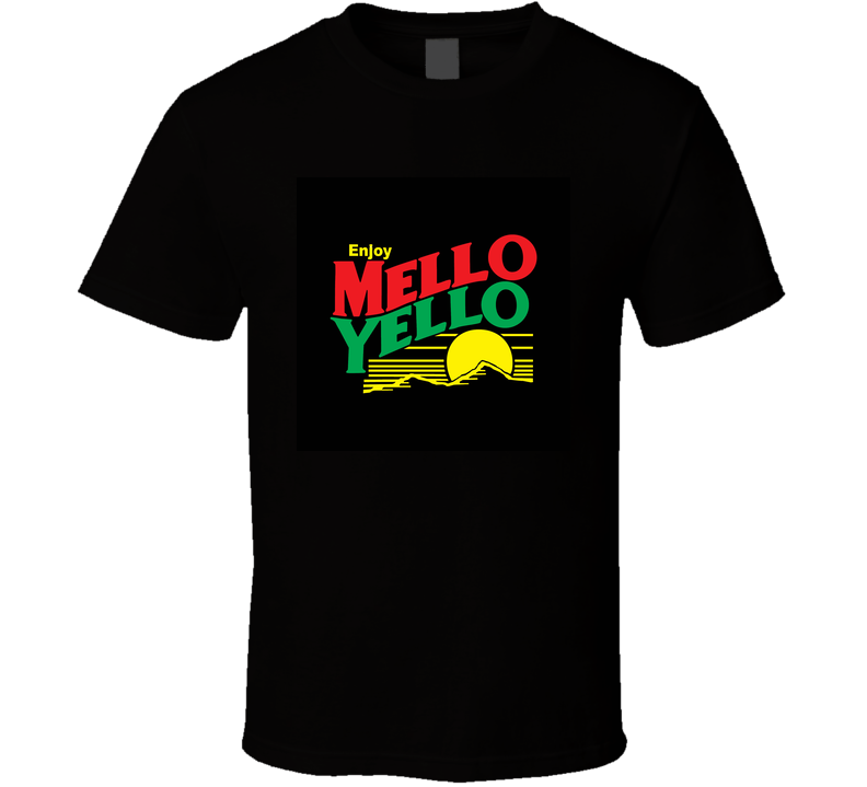 Mello Yellow soft drink (2).jpg Black Unisex T Shirt