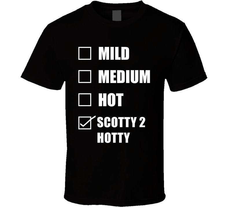 Mild Medium Hot Scotty 2 Hotty Hottness Chart Checklist Wrestling Fan Funny Black Unisex T Shirt Mild Medium Hot Scotty 2 Hotty Hottness Chart Checklist Wrestling Fan Funny Black Unisex T Shirt