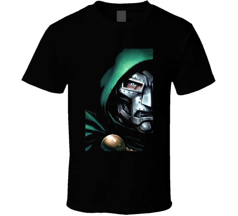 Doctor Doom Comics Villain Black Unisex T Shirt Doctor Doom Comics Villain Black Unisex T Shirt