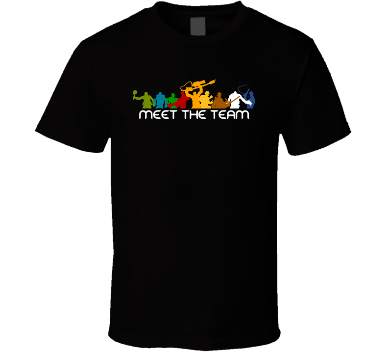 Team Fortress 2 Video Game Black Unisex T Shirt Team Fortress 2 Video Game Black Unisex T Shirt