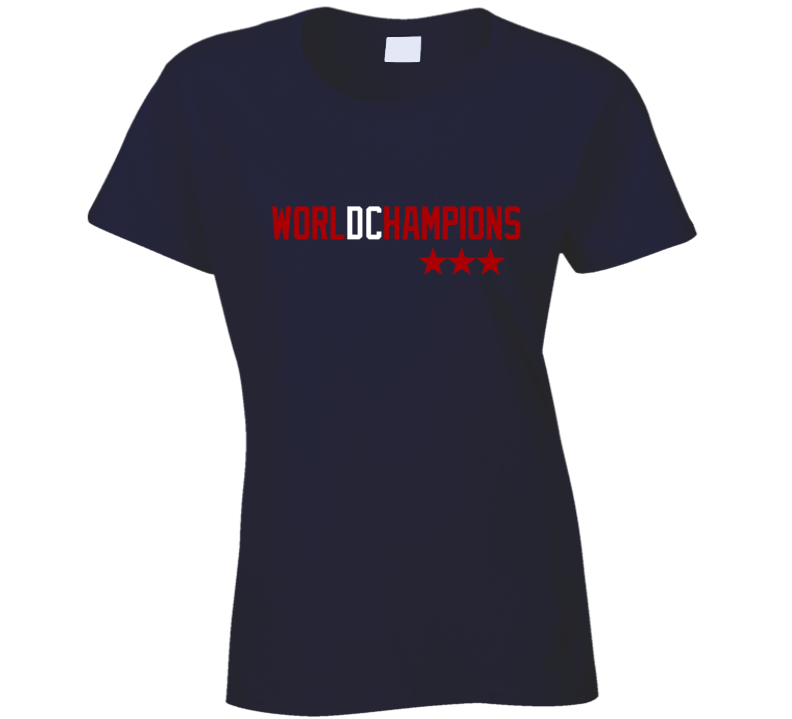 Cool Dc World Champions Washington Baseball Team Fan Ladies T Shirt