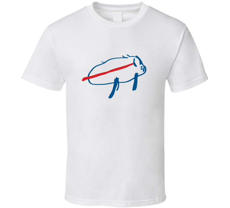 Funny Josh Allen Potato Drawing Buffalo Football Team Fan  T Shirt