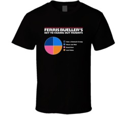 Ferris Bueller's Key To Faking Out Parents T Shirt 35316684
