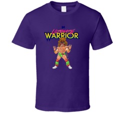 The Ultimate Warrior Wwe Wwf Cartoon T Shirt 38356412