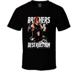 Kane And Undertaker Brothers Of Destruction Popular Wrestlers Sports Fan T Shirt 38508184
