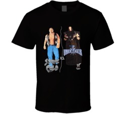 Stone Cold Vs Undertaker Wrestling Fan T Shirt 39133638