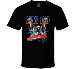 Stone Cold Rattlesnake Steve Austin Wrestling Fan T Shirt 39133645