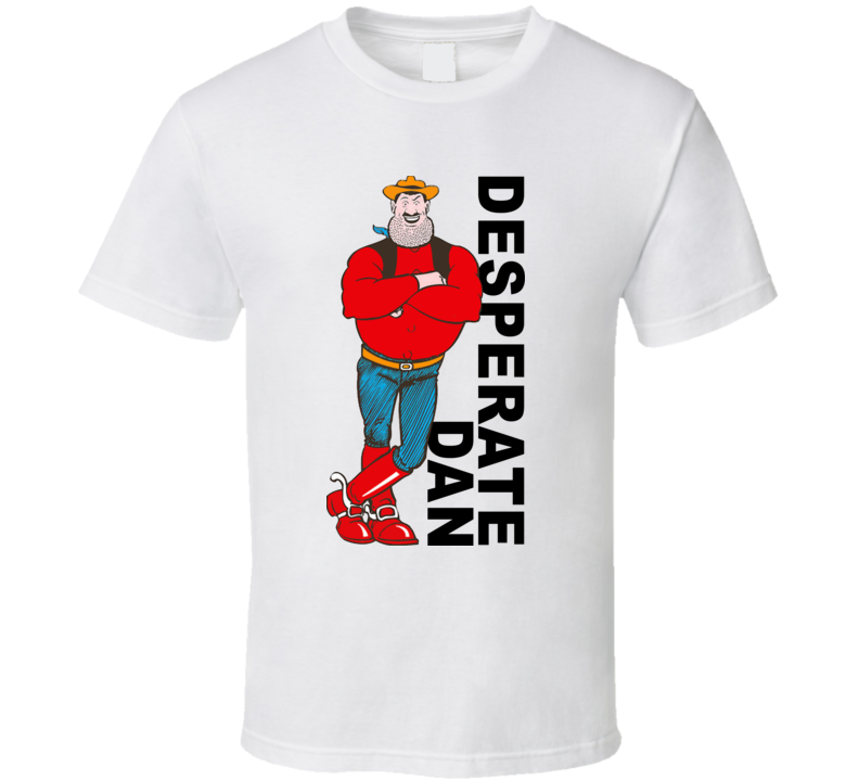 Desperate Dan Cartoon 70S Retro Show T Shirt