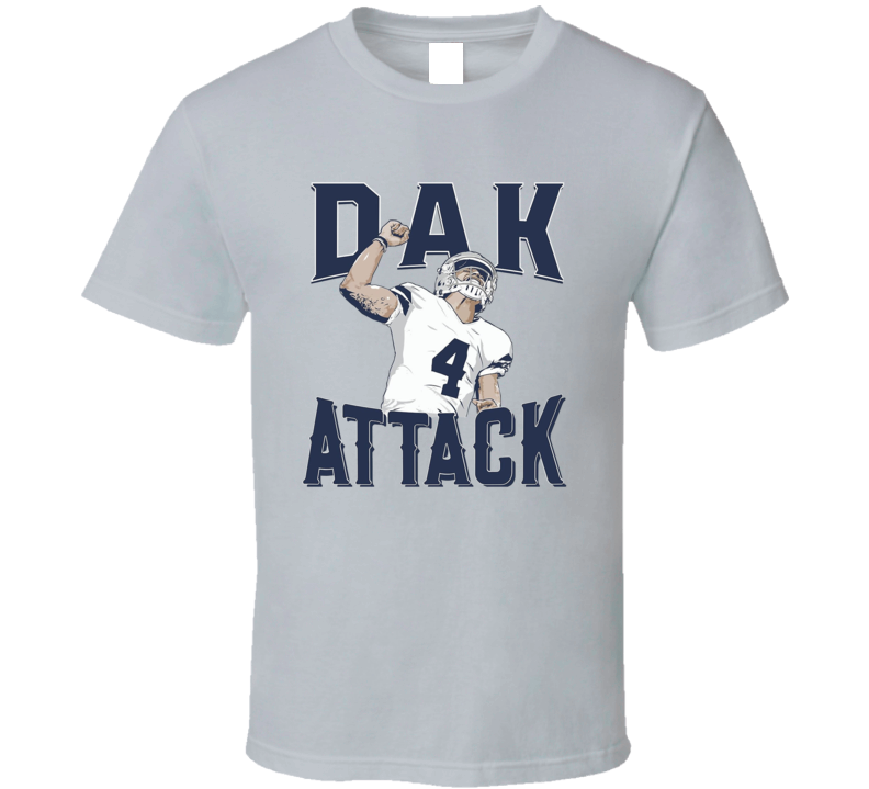 Dak Attack Dak Prescott Dallas Football Player Fan T Shirt