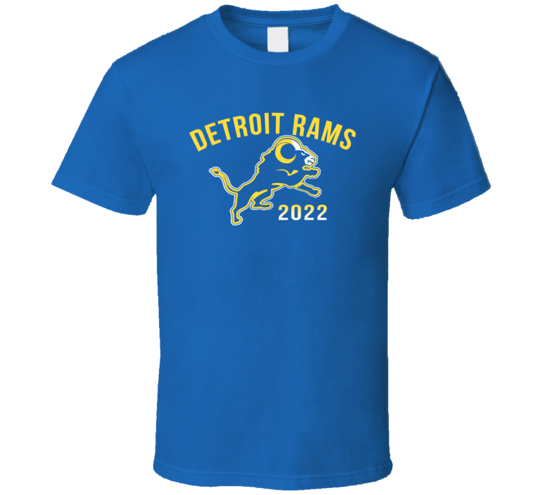 Detroit Rams Football Sports Fan Parody T Shirt