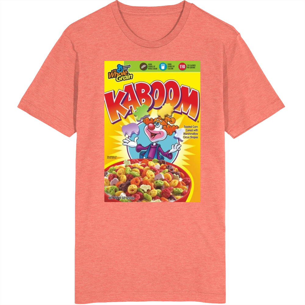 Kaboom Retro Cereal Box Vintage T Shirt