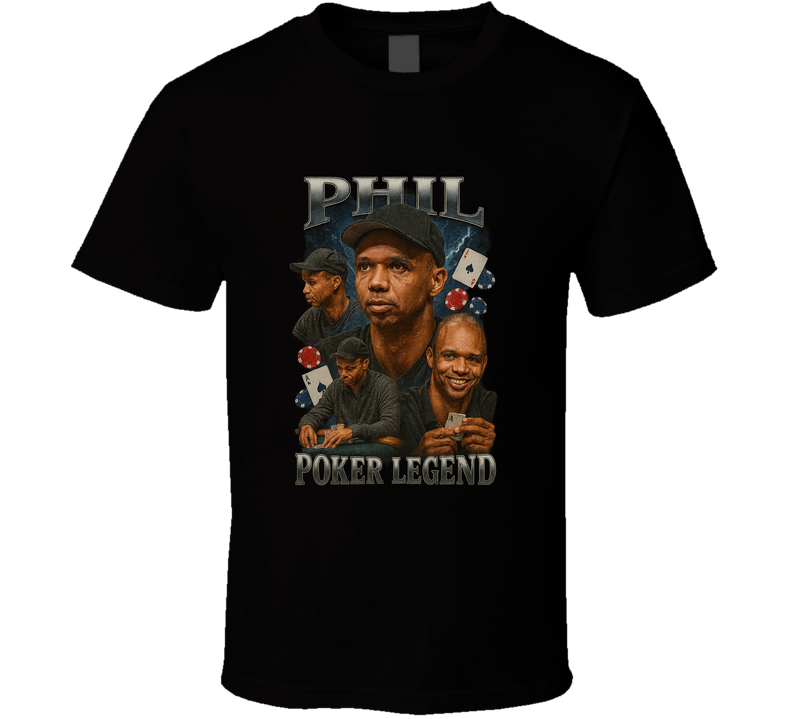 Phil Ivey Poker Legend T Shirt Phil Ivey Poker Legend T Shirt