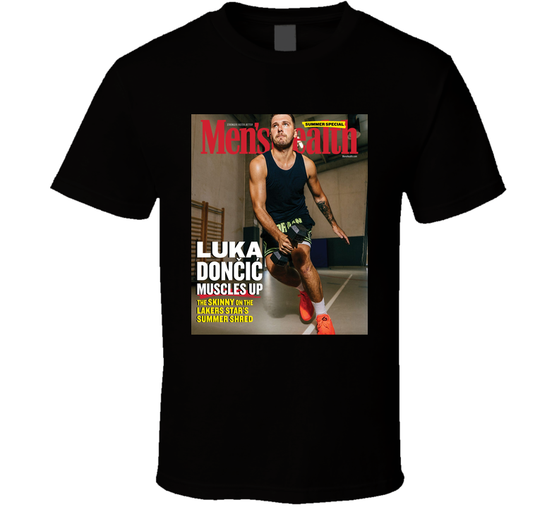 Luka Doncic Mens Health Cover T Shirt Luka Doncic Mens Health Cover T Shirt