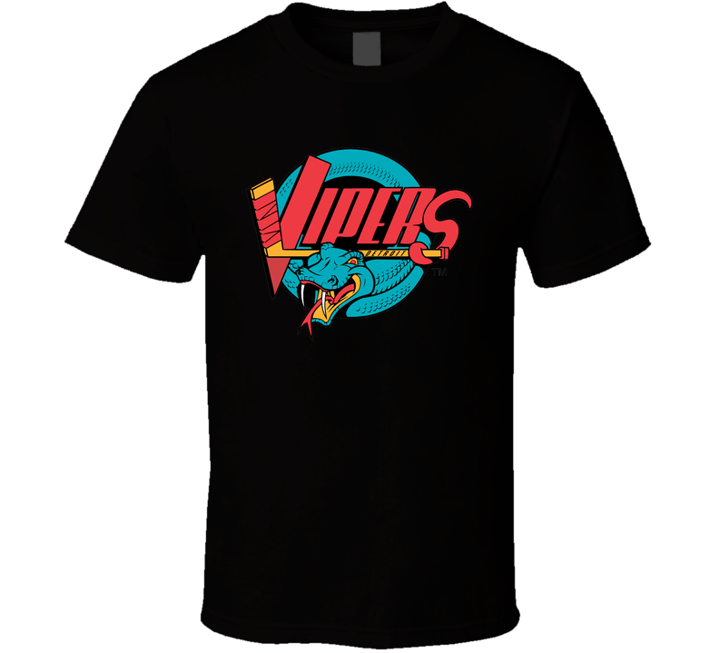Detroit Vipers Hockey Logo T Shirt Detroit Vipers Hockey Logo T Shirt