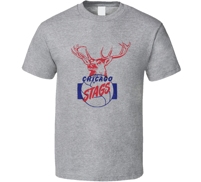 Chicago Stags Retro Logo T Shirt Chicago Stags Retro Logo T Shirt