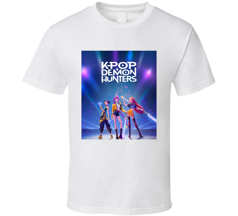 K Pop Demon Hunters Cartoon T Shirt K Pop Demon Hunters Cartoon T Shirt