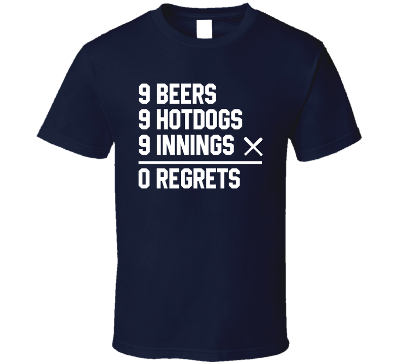 Nine Inning Challenge 9 Beers 9 Hotdogs Baseball Fan T Shirt Nine Inning Challenge 9 Beers 9 Hotdogs Baseball Fan T Shirt