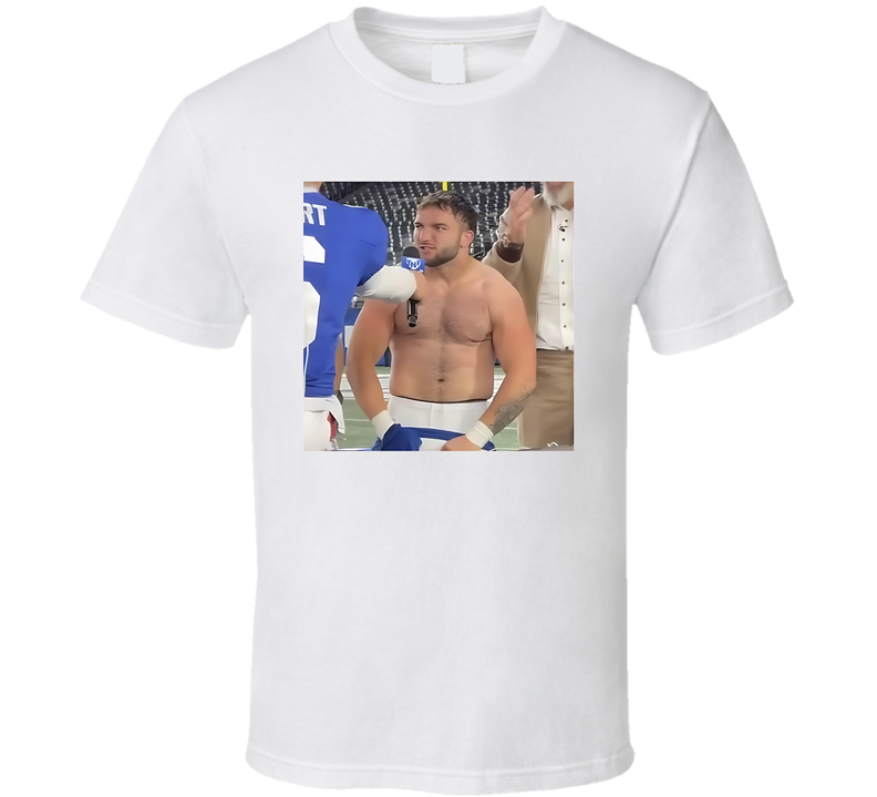 Cam Skattebo Rips Off Flexing T Shirt Cam Skattebo Rips Off Flexing T Shirt
