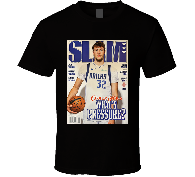 Cooper Flagg Slam Magazine Cover T Shirt Cooper Flagg Slam Magazine Cover T Shirt