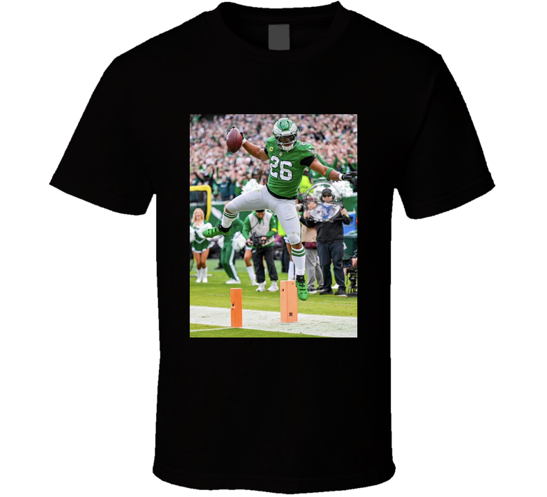 Saquon Barkley Jumping Touchdown T Shirt