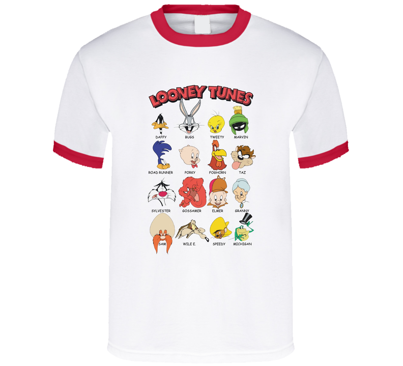 Looney Tunes Character Headshots T Shirt