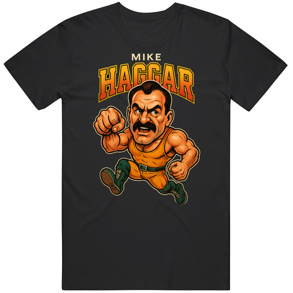 Mike Haggar Street Fighter Video Game V2 T Shirt Mike Haggar Street Fighter Video Game V2 T Shirt