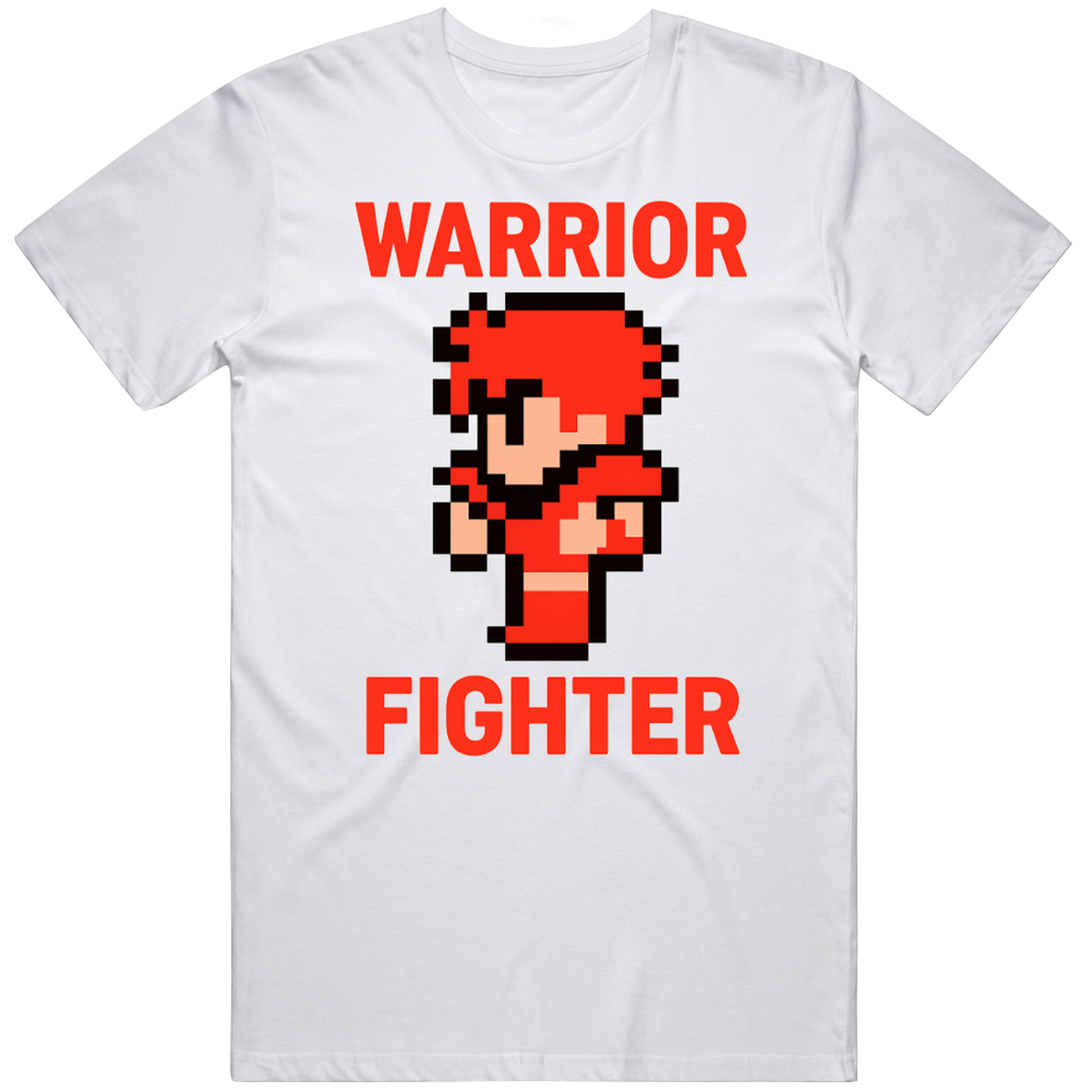 Warrior Fighter Retro Video Game T Shirt Warrior Fighter Retro Video Game T Shirt