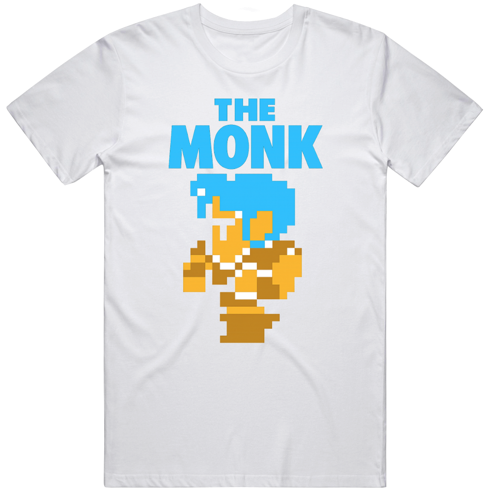 The Monk Retro Video Game T Shirt