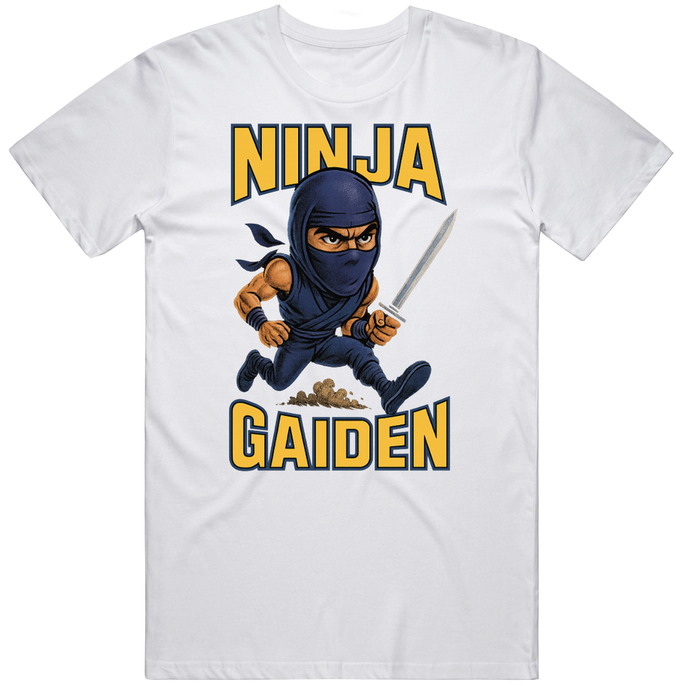 Ninja Gaiden Caricature Retro Video Game T Shirt