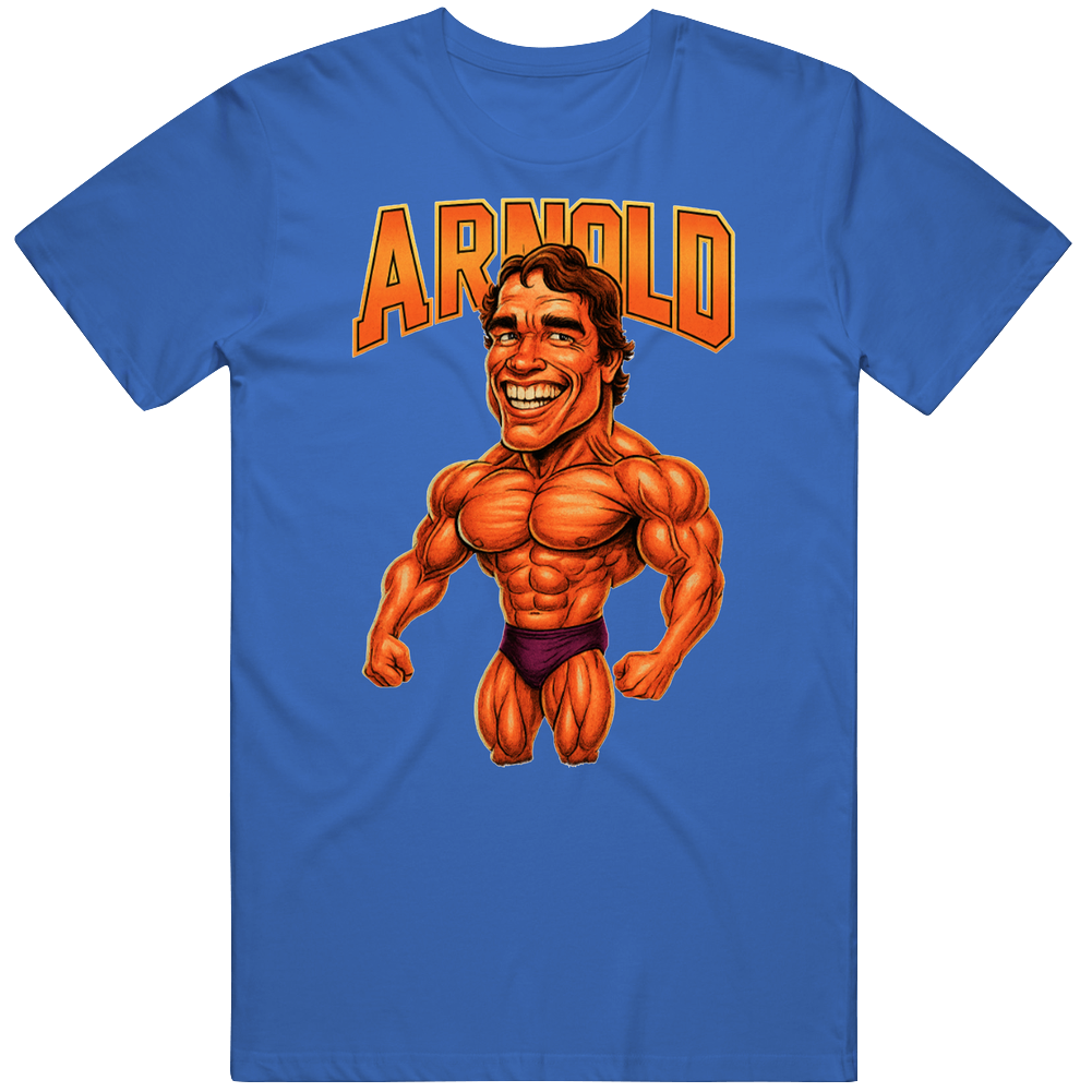 Arnold Schwarzenegger Caricature Retro Bodybuilding V3 T Shirt Arnold Schwarzenegger Caricature Retro Bodybuilding V3 T Shirt