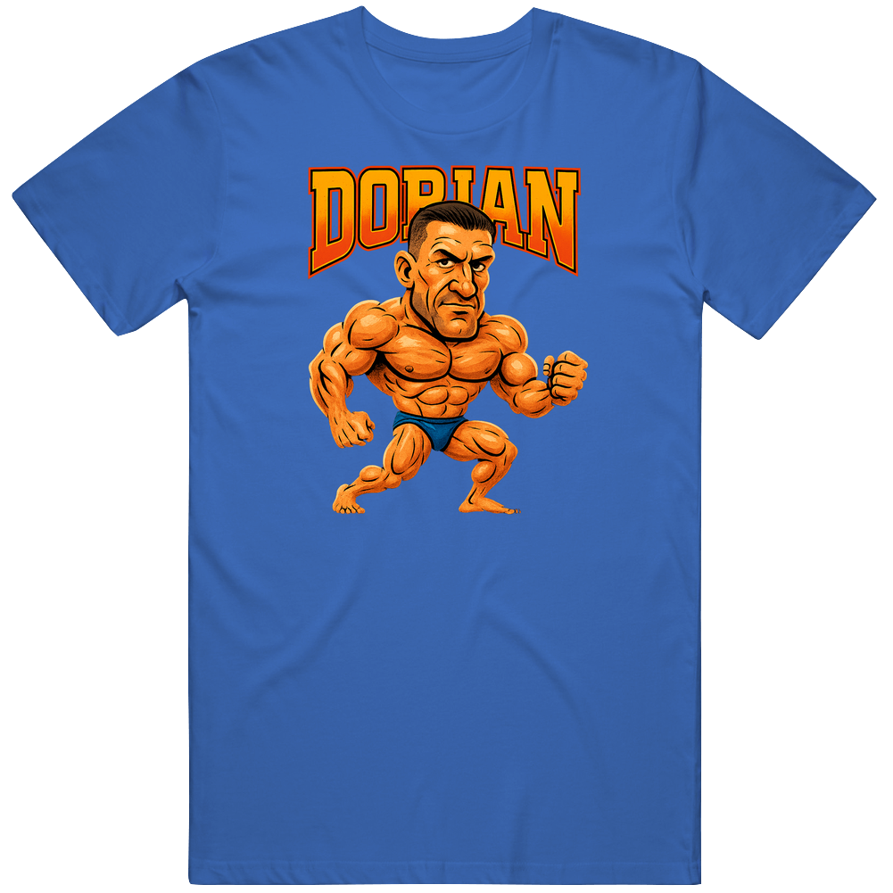 Dorian Yates Caricature Retro Bodybuilding V3 T Shirt Dorian Yates Caricature Retro Bodybuilding V3 T Shirt