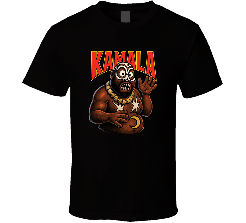Kamala The Ugandan Giant Retro Wrestling Legend Caricature T Shirt Kamala The Ugandan Giant Retro Wrestling Legend Caricature T Shirt