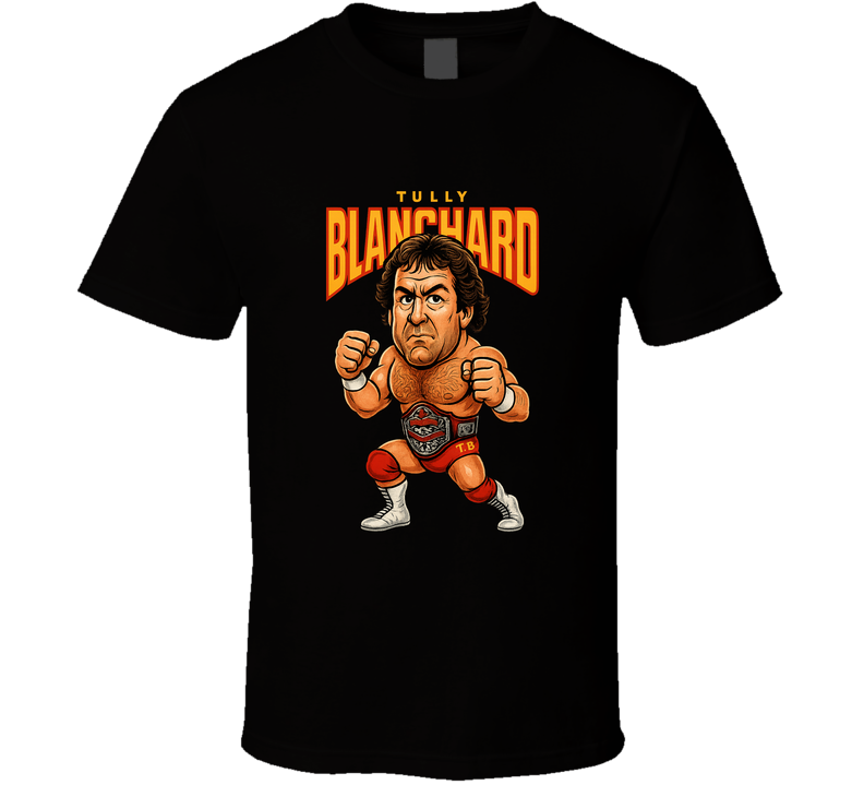 Tully Blanchard Retro Wrestling Caricature T Shirt Tully Blanchard Retro Wrestling Caricature T Shirt