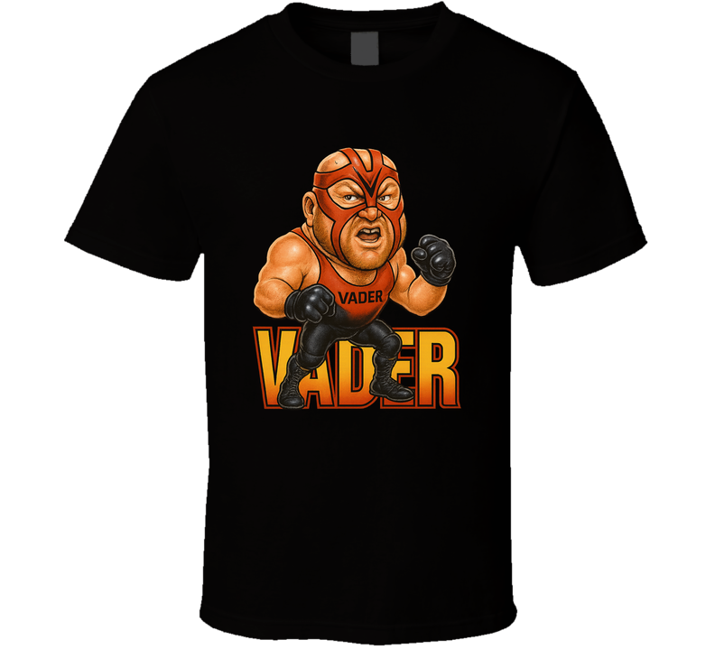 Vader Retro Wrestling Caricature T Shirt Vader Retro Wrestling Caricature T Shirt