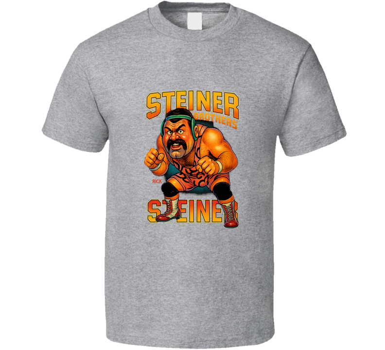 Rick Steiner Retro Wrestling Caricature T Shirt Rick Steiner Retro Wrestling Caricature T Shirt