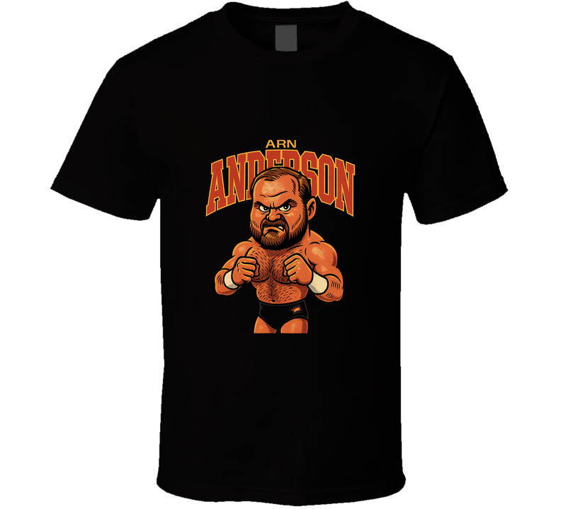 Arn Anderson Retro Wrestling Caricature T Shirt Arn Anderson Retro Wrestling Caricature T Shirt