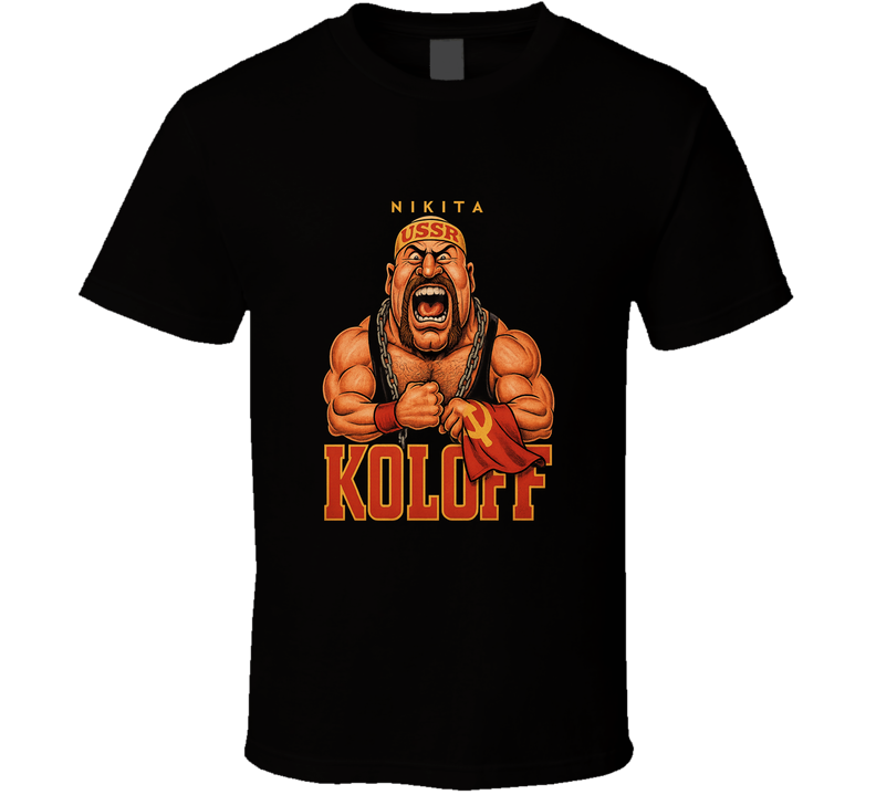 Nikolai Koloff Retro Wrestling Legend Caricature T Shirt Nikolai Koloff Retro Wrestling Legend Caricature T Shirt